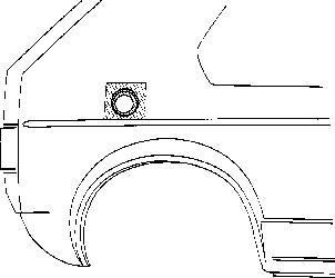 Van Wezel 5810190 боковина на VW JETTA I (16)