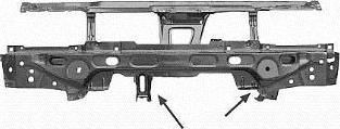 Van Wezel 5826668 облицовка передка на VW POLO Variant (6KV5)