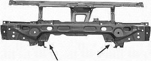 Van Wezel 5826768 облицовка передка на VW POLO Variant (6KV5)