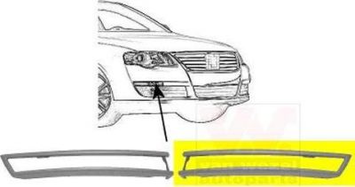 Van Wezel 5839585 облицовка, бампер на VW PASSAT Variant (3C5)