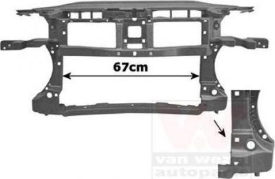 Van Wezel 5839678 облицовка передка на VW PASSAT Variant (3C5)