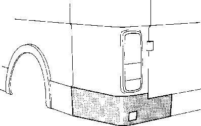 Van Wezel 5858131 боковина на VW LT 28-35 I автобус (281-363)