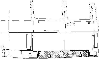 Van Wezel 5858136 задняя стенка на VW LT 28-35 I автобус (281-363)
