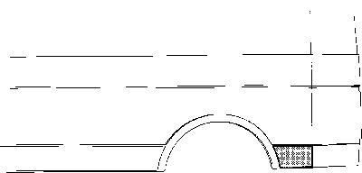 Van Wezel 5858143 боковина на VW LT 28-35 I автобус (281-363)