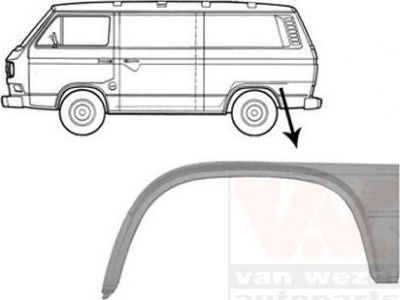 Van Wezel 5870145 боковина на VW TRANSPORTER III фургон