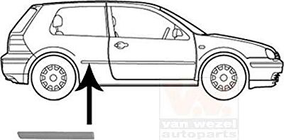 Van Wezel 5888410 облицовка / защитная накладка, боковина на VW GOLF IV (1J1)