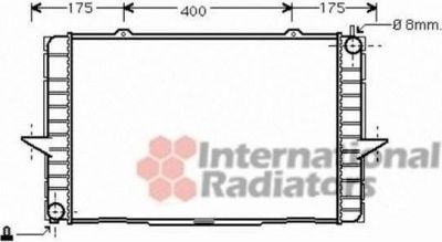 Van Wezel 59002148 радиатор, охлаждение двигателя на VOLVO V70 I (LV)