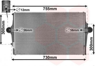 Van Wezel 59004137 интеркулер на VOLVO S80 I (TS, XY)
