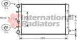 Van Wezel 76002006 радиатор, охлаждение двигателя на SKODA FABIA Combi (6Y5)