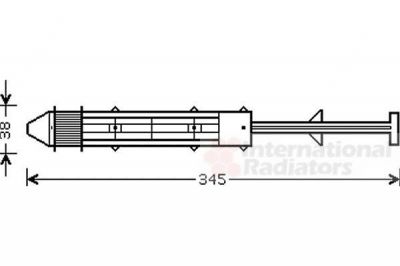 Van Wezel 7600D012 осушитель, кондиционер на SKODA ROOMSTER Praktik (5J)