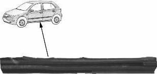 Van Wezel 7625104 накладка порога на SKODA FABIA Combi (6Y5)