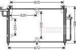 Van Wezel 81005065 конденсатор, кондиционер на SSANGYONG KORANDO Cabrio (KJ)
