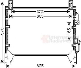 Van Wezel 81005142 конденсатор, кондиционер на SSANGYONG REXTON (GAB_)