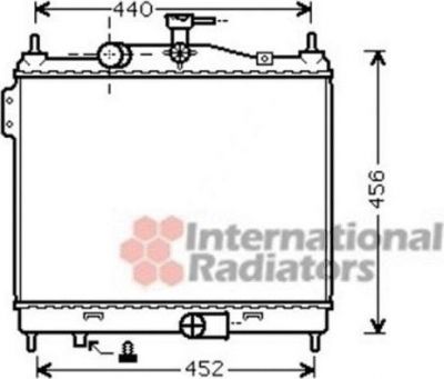 Van Wezel 82002206 радиатор, охлаждение двигателя на HYUNDAI GETZ (TB)