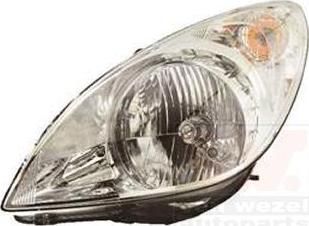 Van Wezel 8238961 основная фара на HYUNDAI i20 (PB, PBT)