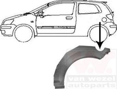 Van Wezel 8251145 боковина на HYUNDAI GETZ (TB)