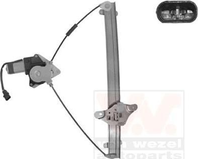 Van Wezel 8251261 подъемное устройство для окон на HYUNDAI GETZ (TB)