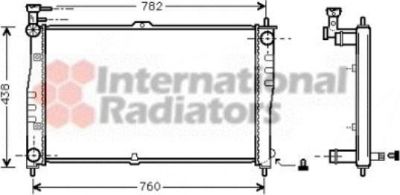 Van Wezel 83002020 радиатор, охлаждение двигателя на KIA CARNIVAL I (UP)