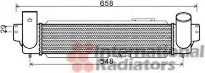 Van Wezel 83004141 интеркулер на KIA SORENTO I (JC)