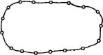 VICTOR REINZ Прокладка поддона OPEL OMEGA/VECTRA 2.5-3.0 X25XE/X30XE 94-01 верхняя (71-33421-00)