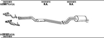 WALKER BWH17830B система выпуска ог на Z4 (E85)