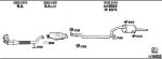 WALKER HY20009B система выпуска ог на HYUNDAI PONY / EXCEL седан (X-2)