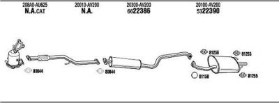 WALKER NI65059 система выпуска ог на NISSAN PRIMERA (P12)