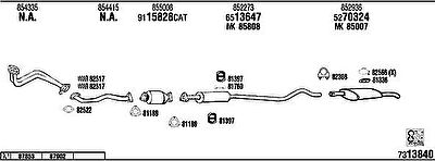 WALKER OP40193B система выпуска ог на OPEL KADETT E (39_, 49_)