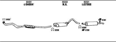 WALKER OP50620A система выпуска ог на OPEL MANTA B (58_, 59_)