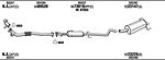 WALKER OPH19119BF система выпуска ог на OPEL ASTRA H (L48)