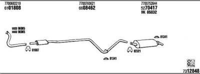 WALKER RE20120B система выпуска ог на RENAULT SUPER 5 (B/C40_)