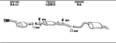 WALKER RE59004 система выпуска ог на RENAULT THALIA I (LB0/1/2_)