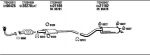 WALKER REH30046B система выпуска ог на RENAULT MEGANE I (BA0/1_)