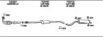 WALKER RET05347 система выпуска ог на RENAULT MEGANE I Coach (DA0/1_)