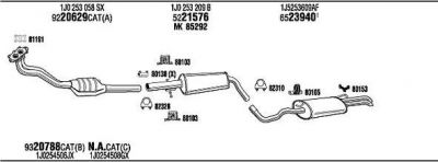 WALKER SKH13086B система выпуска ог на SKODA OCTAVIA Combi (1U5)