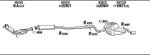 WALKER VOT14616A система выпуска ог на VOLVO XC70 CROSS COUNTRY