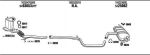 WALKER VWK019961A система выпуска ог на VW GOLF V (1K1)