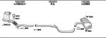 WALKER VWK019961B система выпуска ог на VW GOLF V (1K1)
