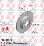 ZIMMERMANN ДИСК ТОРМ AUDI A6/AVANT/ALLR ЗАД 97/05-<< (100332320)