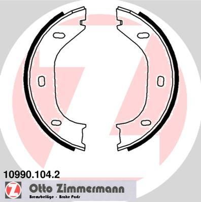 Zimmermann 10990.104.2 комплект тормозных колодок, стояночная тормозная с на 3 (E30)