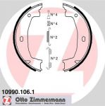 Zimmermann 10990.106.1 комплект тормозных колодок, стояночная тормозная с на 1 (F21)