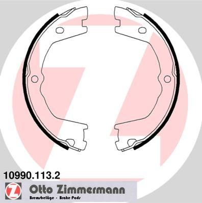 Zimmermann 10990.113.2 комплект тормозных колодок, стояночная тормозная с на IVECO DAILY III c бортовой платформой/ходовая часть