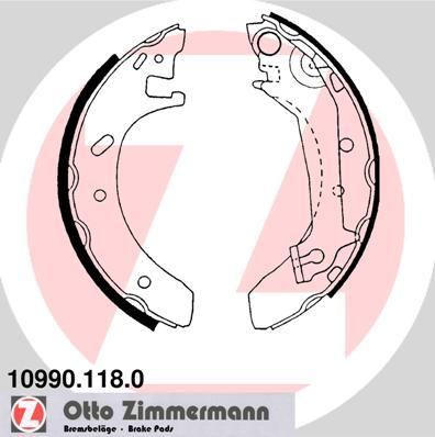 Zimmermann 10990.118.0 комплект тормозных колодок на FORD MONDEO I (GBP)