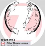 Zimmermann 10990.149.8 комплект тормозных колодок на PEUGEOT 108