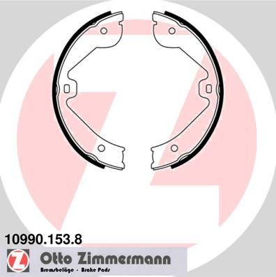 ZIMMERMANN Комплект тормозных колодок, стояночная тормозная система (10990.153.8)