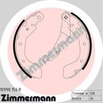 Zimmermann 10990.156.8 комплект тормозных колодок на CHEVROLET SPARK (M300)