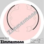 Zimmermann 10990.157.2 комплект тормозных колодок, стояночная тормозная с на NISSAN GT-R (R35)