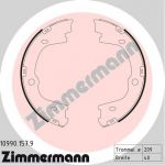 Zimmermann 10990.157.9 комплект тормозных колодок, стояночная тормозная с на HYUNDAI H-1 Cargo (TQ)