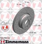Zimmermann 150.2901.52 тормозной диск на 4 Gran Coupe (F36)