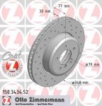 ZIMMERMANN Диск тормозной пер. Sport Coat z 5 Е60 (150343452)